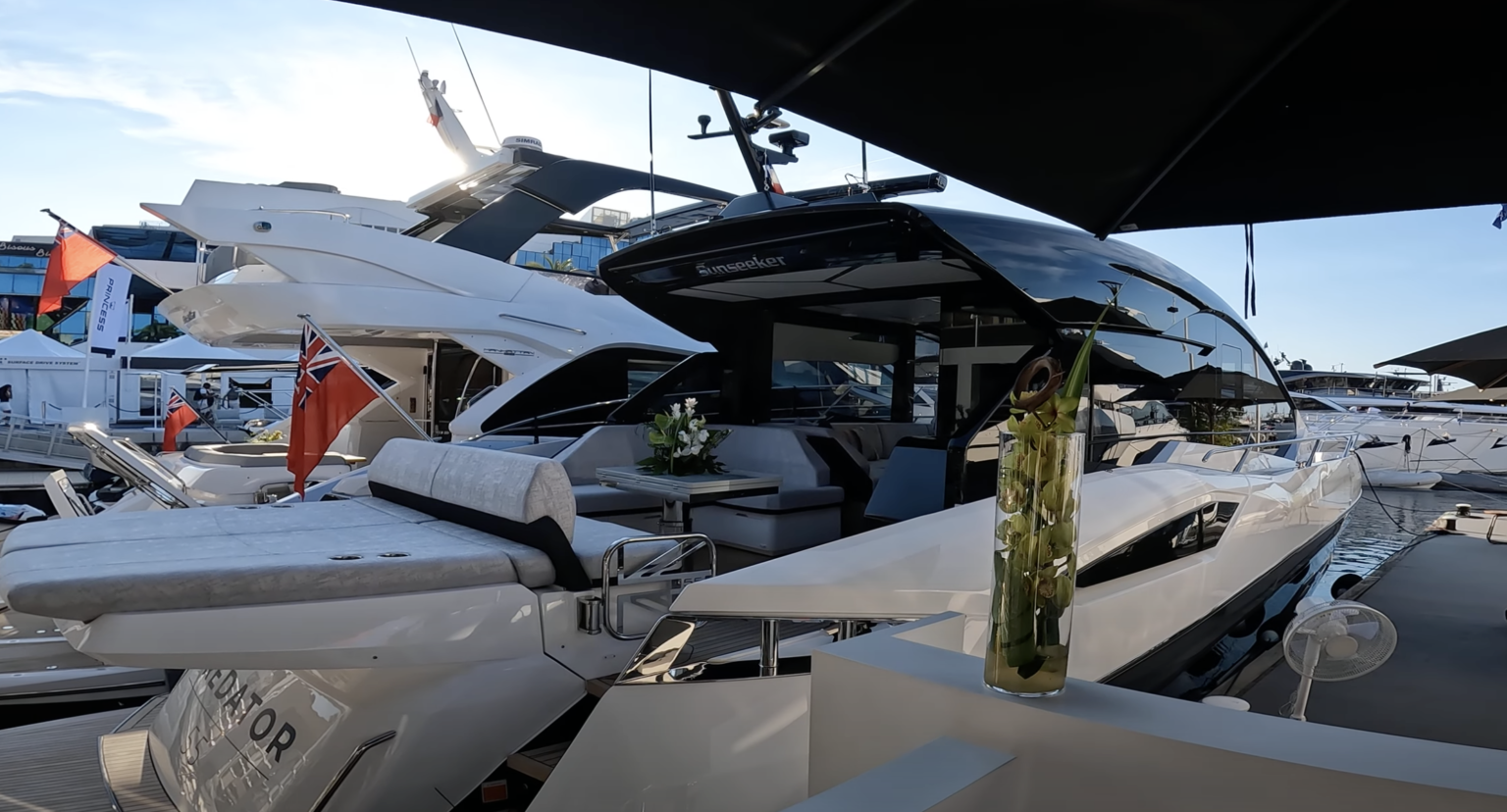 Sunseeker brings British excellence to Cannes Yachting Festival 2024 Sunseeker Predator 55 Cannes Boat Show 2024